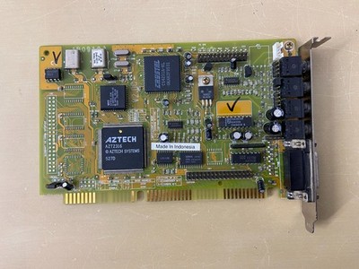 Aztech AZT2316 YAMAHA OPL YMF262-M CRYSTAL CS4231A-KL ISA PC-Soundkarte