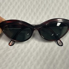 Vintage Designer Nouvelle Vague Cat Eye Sunglasses Hand Made In Italy No Og Box