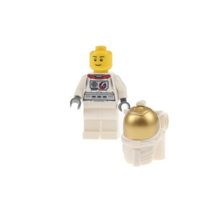 1x Lego Minifigur Space Exploration Utility Shuttle Astronaut Helm 60080 cty0568