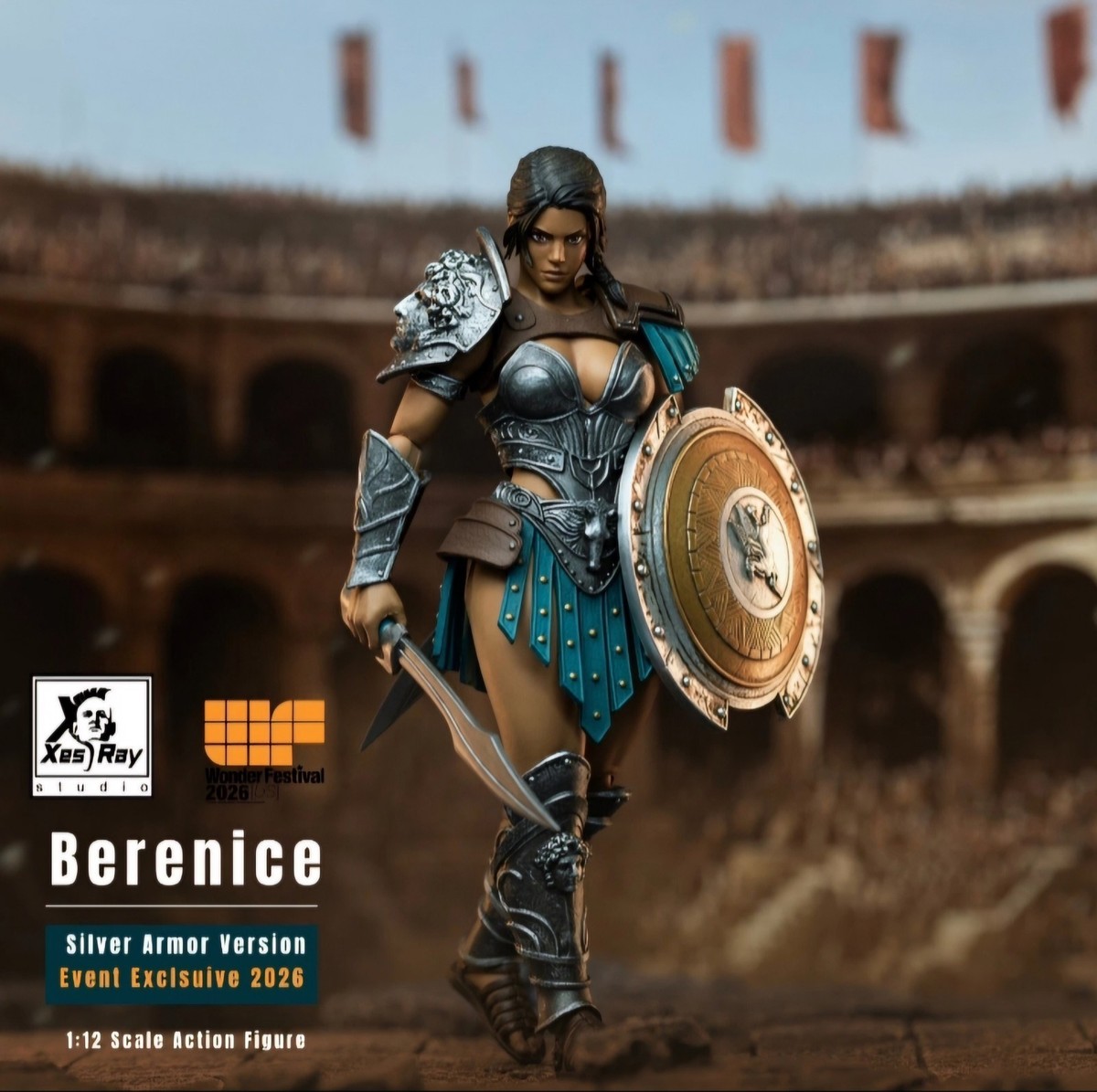 XesRay Studio 1/12 Fight for Glory Berenice​ Silver Armor Ver. 2026 LimitedModel View 4