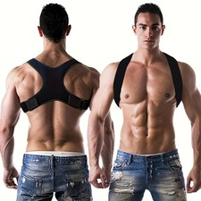 Adjustable Posture Corrector Back Support Belt Breathable Spine Brace Men Women
