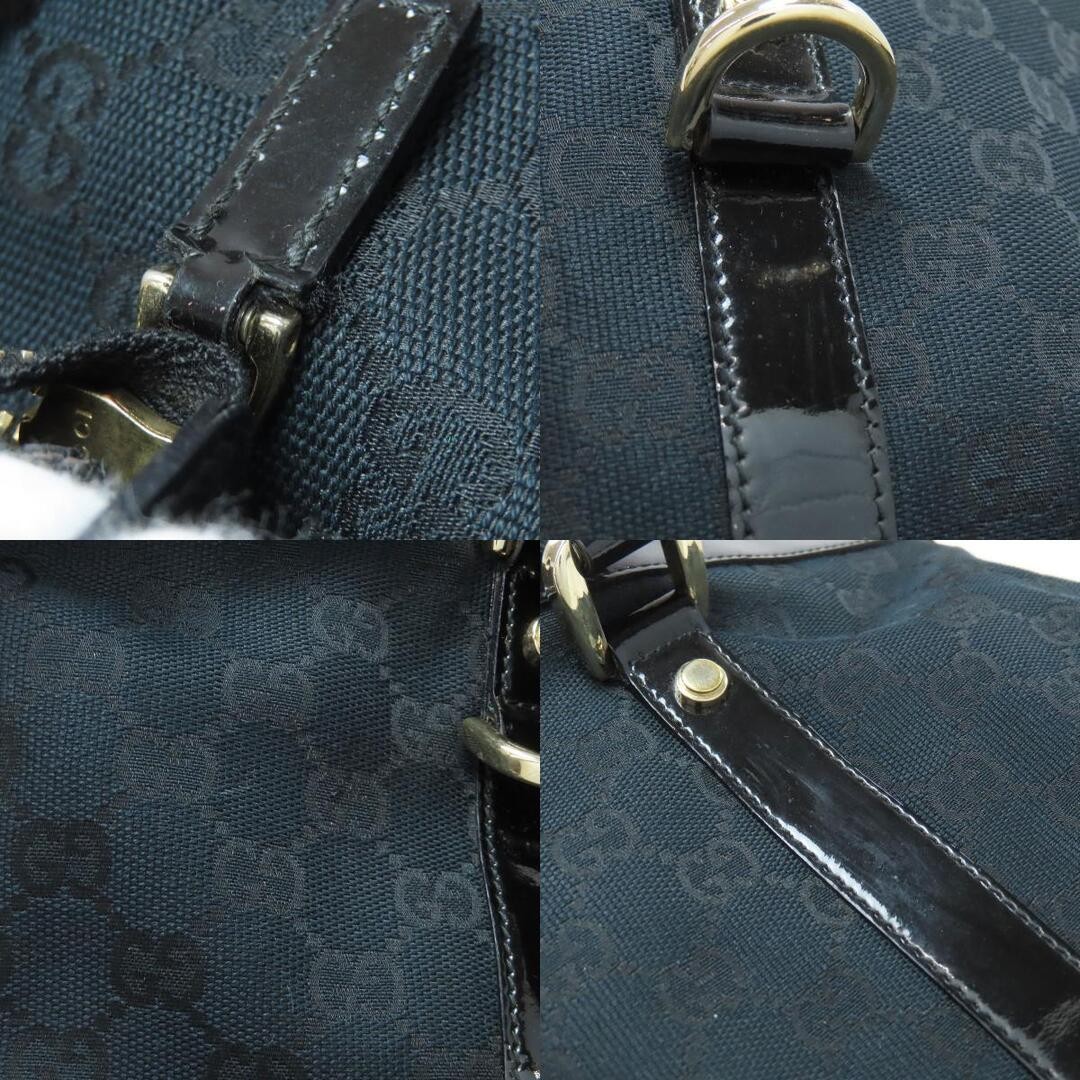 GUCCI Abby GG Canvas Handbag Black Used Women's Damaged thumbnail 7