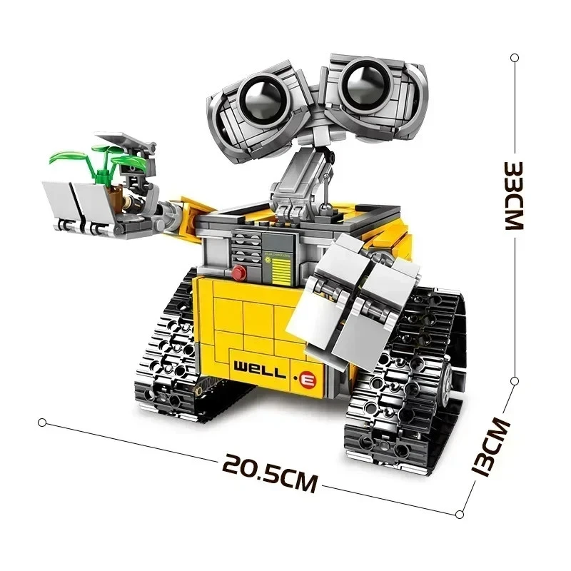 *New* 21303 WALL•E Building Blocks Ideas with BOX! MOC 676pcs - Image 4 of 4