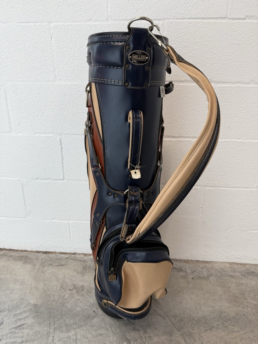 Vintage Ron Miller Brown Blue Pro Model Golf Bag | eBay