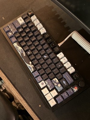 Glorious GMMK Pro Mechanical Gaming Keyboard with Panda White Switch s Used