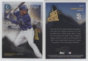 2018 Bowman Chrome Peaks of Potential Fernando Tatis Jr #PP-FT