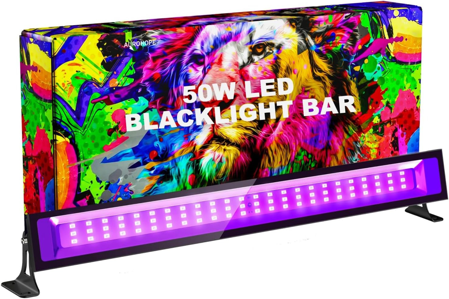 Luce Nera UV 50W per Feste in Casa e Decorazioni Halloween Indimenticabili