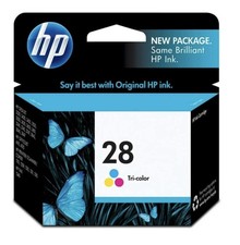 Genuine HP 28 Tri Color Ink Cartridge C8728A New Sealed EXP AUG 2023