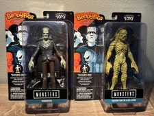 Universal Monsters BendyFigs Lot Creature from the Black Lagoon & Frankenstein