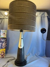 Rare Vtg Handmade Heini California Jaru Pottery Table Lamp MCM