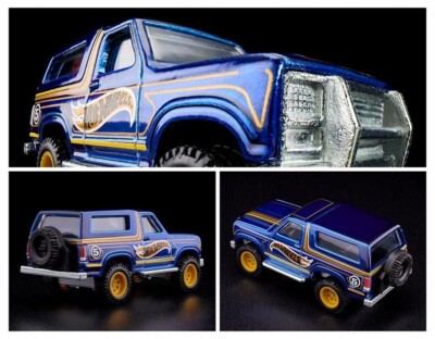2022 Hot Wheels Blue 1985 85 Ford Bronco Collector Edition #5