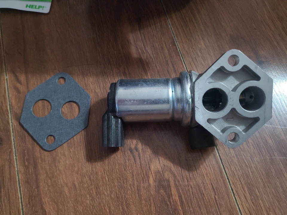 Válvula de control de aire ralentí de inyección de combustible. Ford 1995 Lincoln Mark VIII 28939 tracción trasera Foto 3 de 4