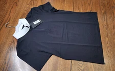 Equiline NEW ClaraC competition Perforated polo shirt Black 48/ XXL / 12 $219