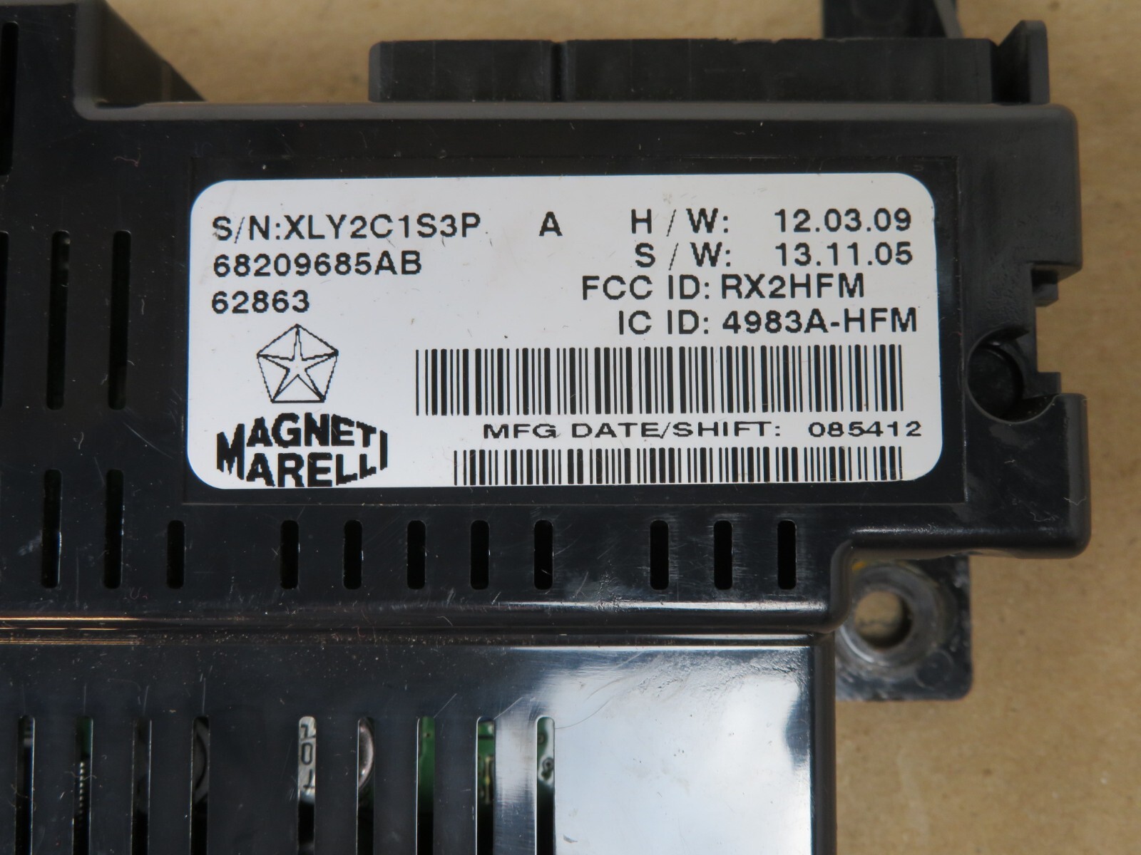 2014-2017 MASERATI GHIBLI TELEMATIC COMMUNICATION CONTROL MODULE UNIT OEM