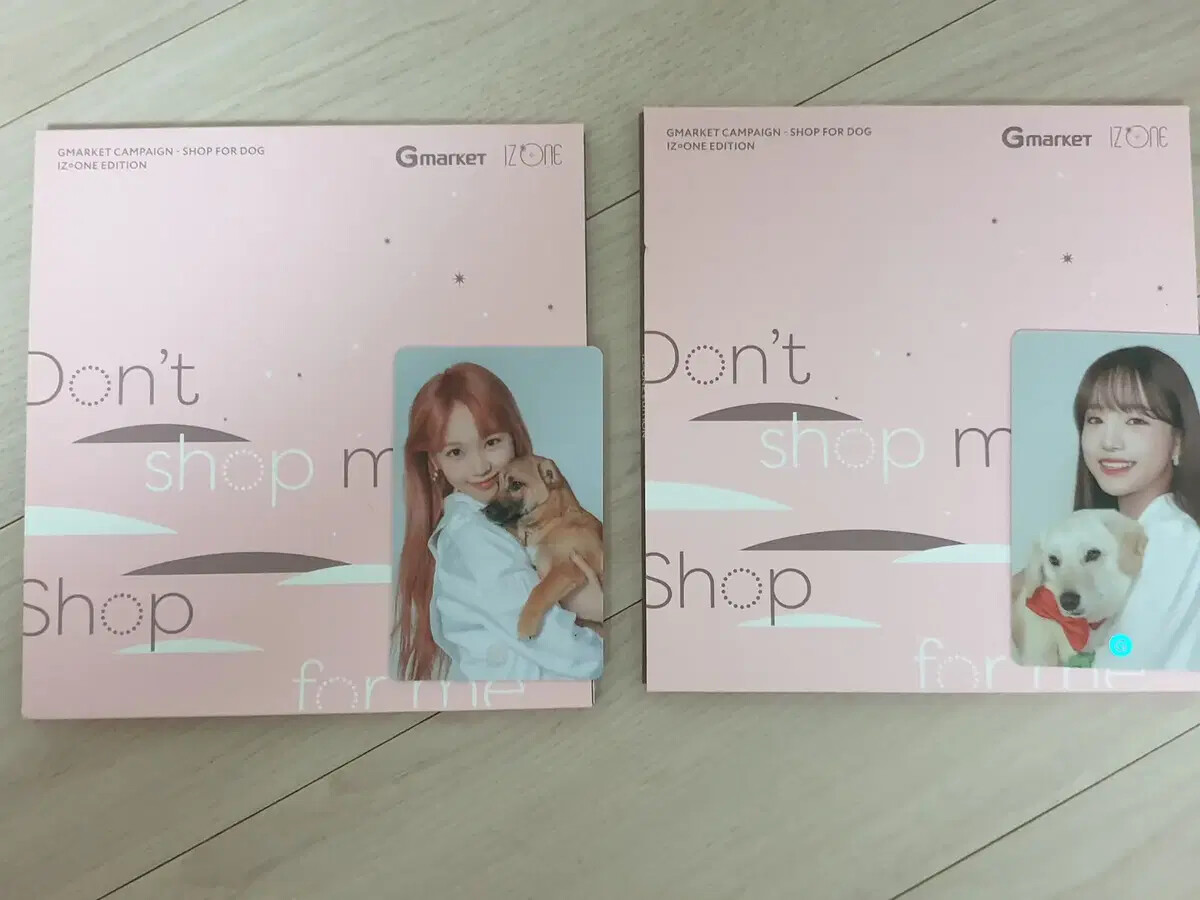 IZ*ONE Joyuri le sserafim Kim Chaewon Gmarket Gift Card Photo Card