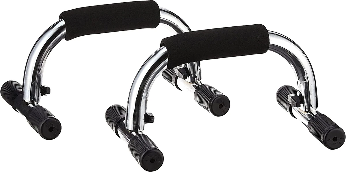 Cap Barbell Pair of Push up Bars Parallettes Calisthenics Chrome Plated