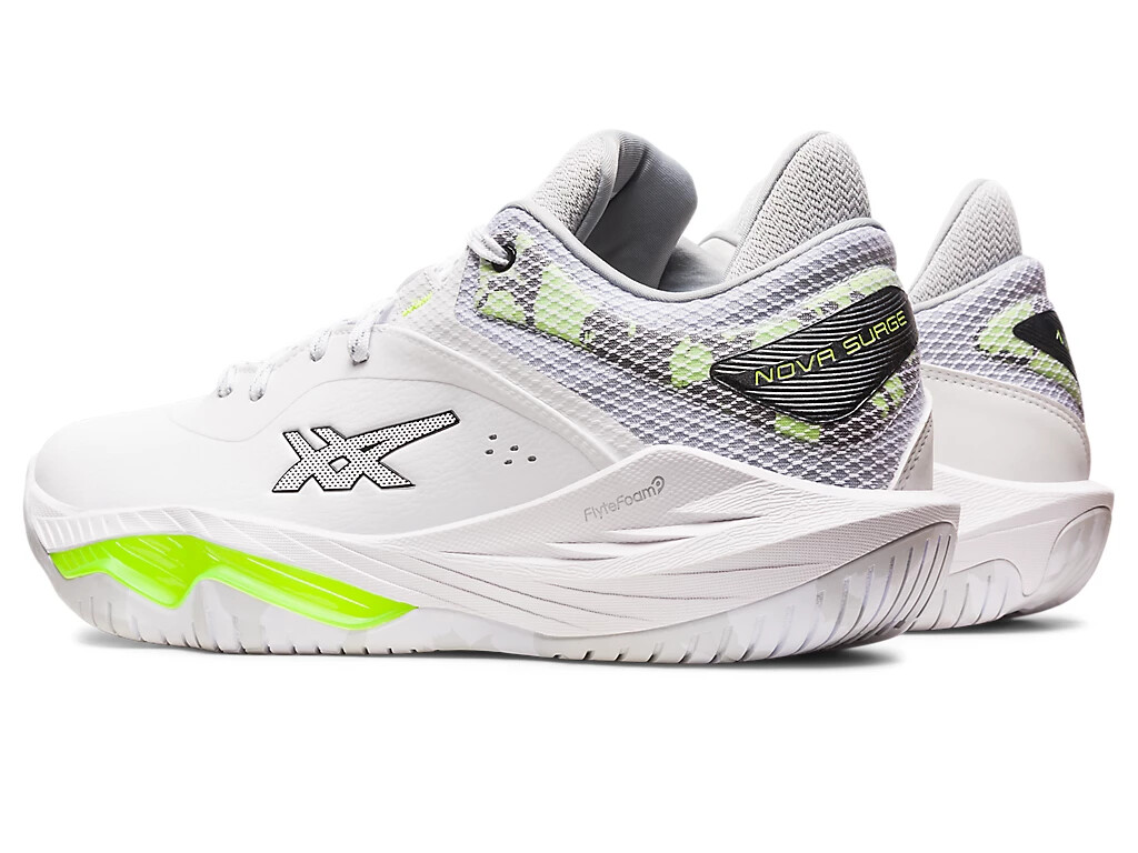 ASICS NOVA SURGE LOW 1061A043 100 White Black Basketball Men Shoes
