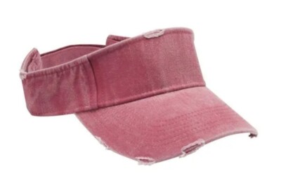 DV101 | DRIFTER Pigment Dyed Garment Washed, Cotton Twill Distressed Visor pink