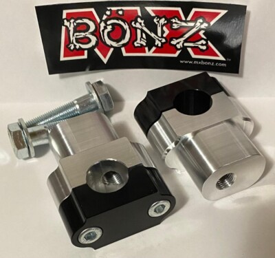 MX BONZ BAR MOUNTS YAMAHA YZ125 2006-2024 YZ125X BAR CLAMPS 22mm 7/8'' SE BAR