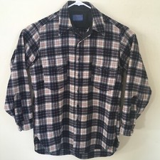 Pendleton 100% Virgin Wool Plaid Shirt Men's 16 USA Made