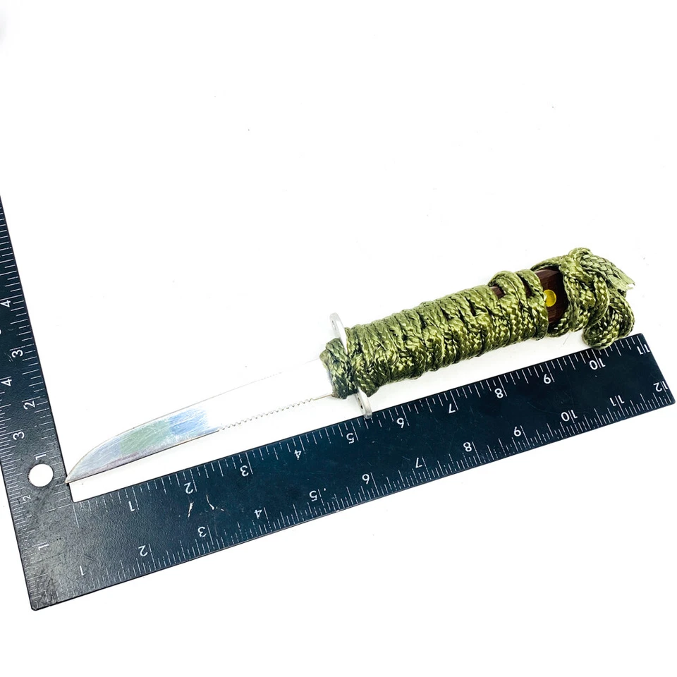 Онтарио нож Co фиксированное лезвие выживания нож, паракорд ручки с кожаными ножнами - Изображение 3 из 4