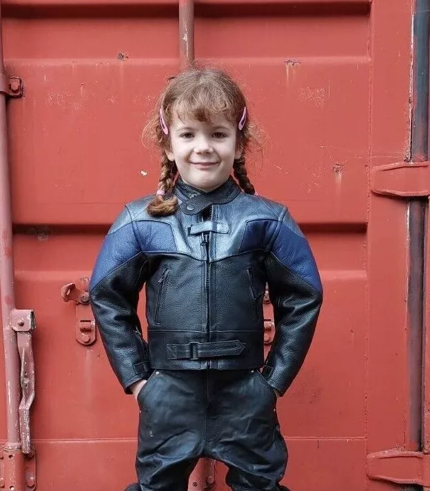 Baby biker best sale jacket
