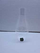 2 1/2" X 7 1/2" CLEAR GLASS HURRICANE OIL LAMP CHIMNEY SHADE NEW 57920JB