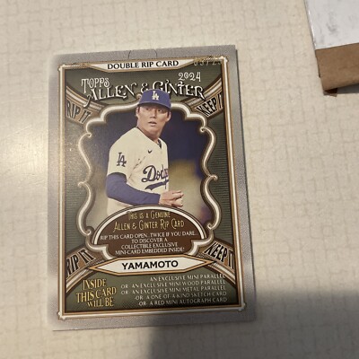 大谷翔平・イチロー　topps パッチカード　Allen & Ginter 大谷翔平・イチロー topps パッチカード Allen & Ginter - メルカリ