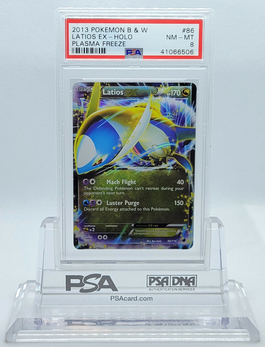 pokemon plasma freeze card list POKEMON PLASMA FREEZE LATIOS EX #86 HOLO FOIL CARD PSA 8 NM-MT #41066506