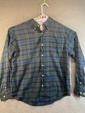 Hagger Plaid Long Sleeve Shirt Mens XL