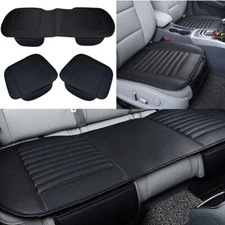 For Toyota Car Seat Cover Full Set Leather 5-Seats Front Rear Protector Cushion
