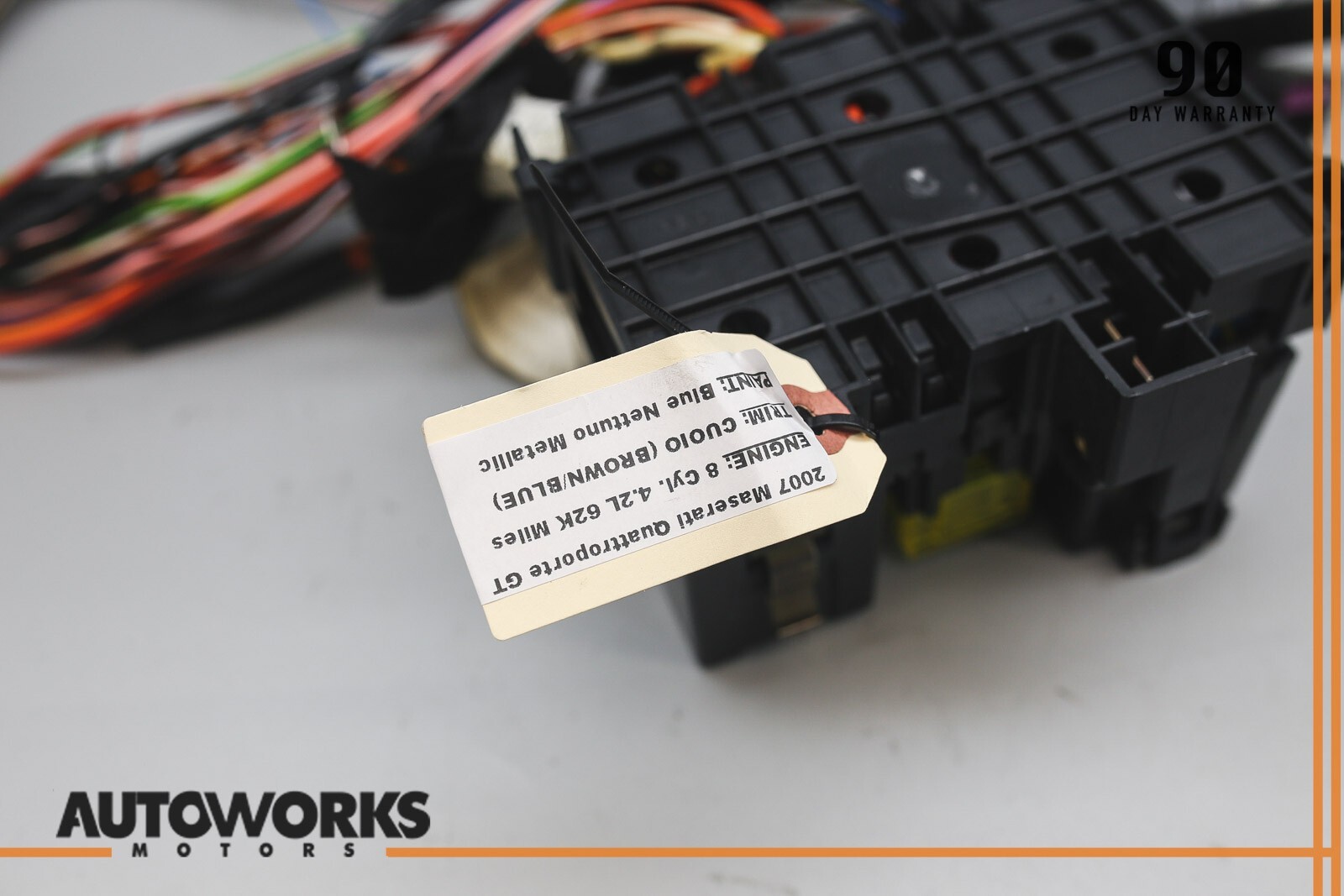 04-08 Maserati Quattroporte M139 Rear Trunk Lid Fuse Relay Junction Box OEM