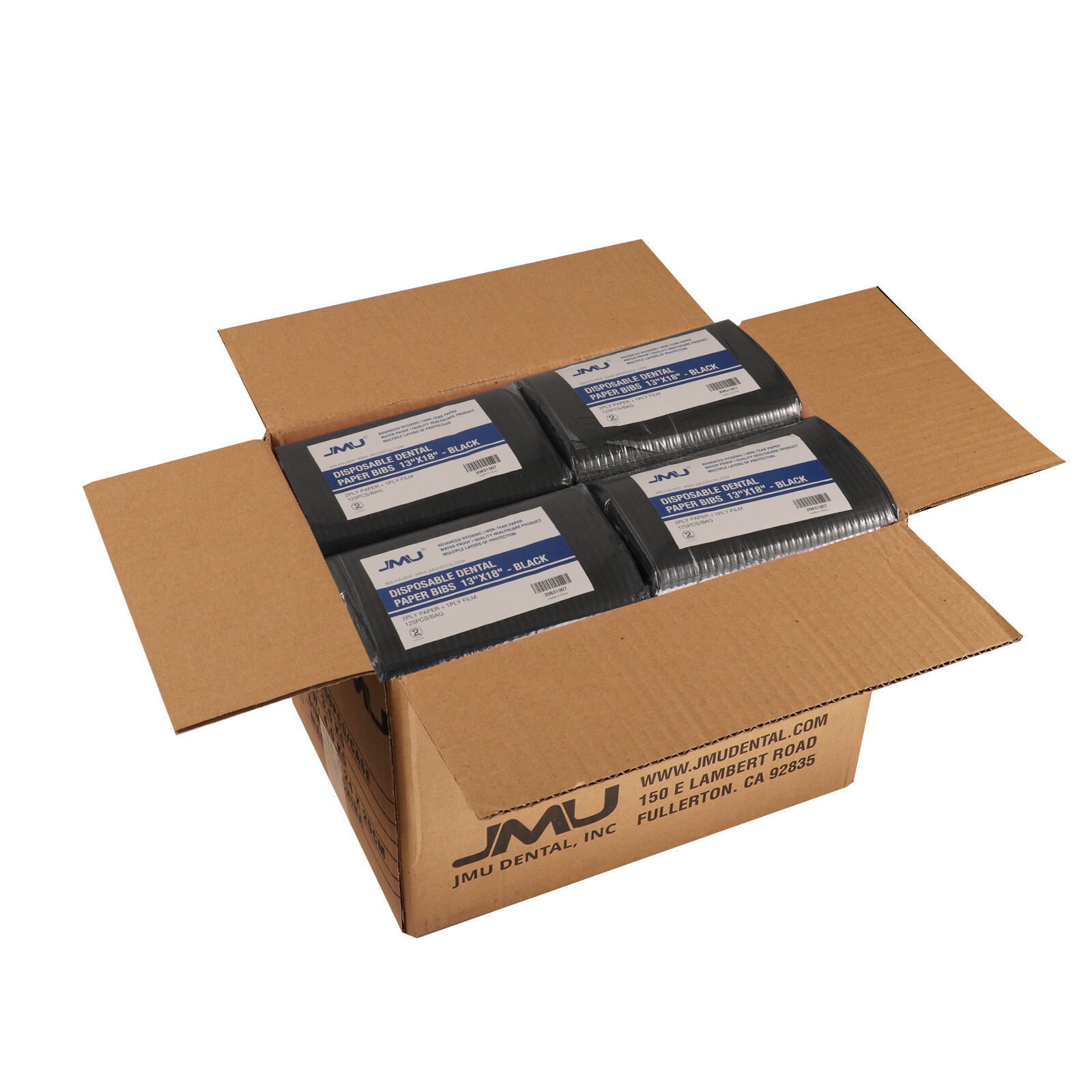 2000 JMU Disposable Dental Bibs 3-Ply Waterproof Medical Tattoo Towel 13"x18"