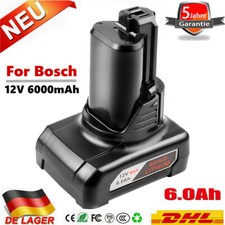 Für Bosch Akku Professional GBA 12V 10,8V 6,0 Ah - 2607337302 1600Z0002Y BAT412