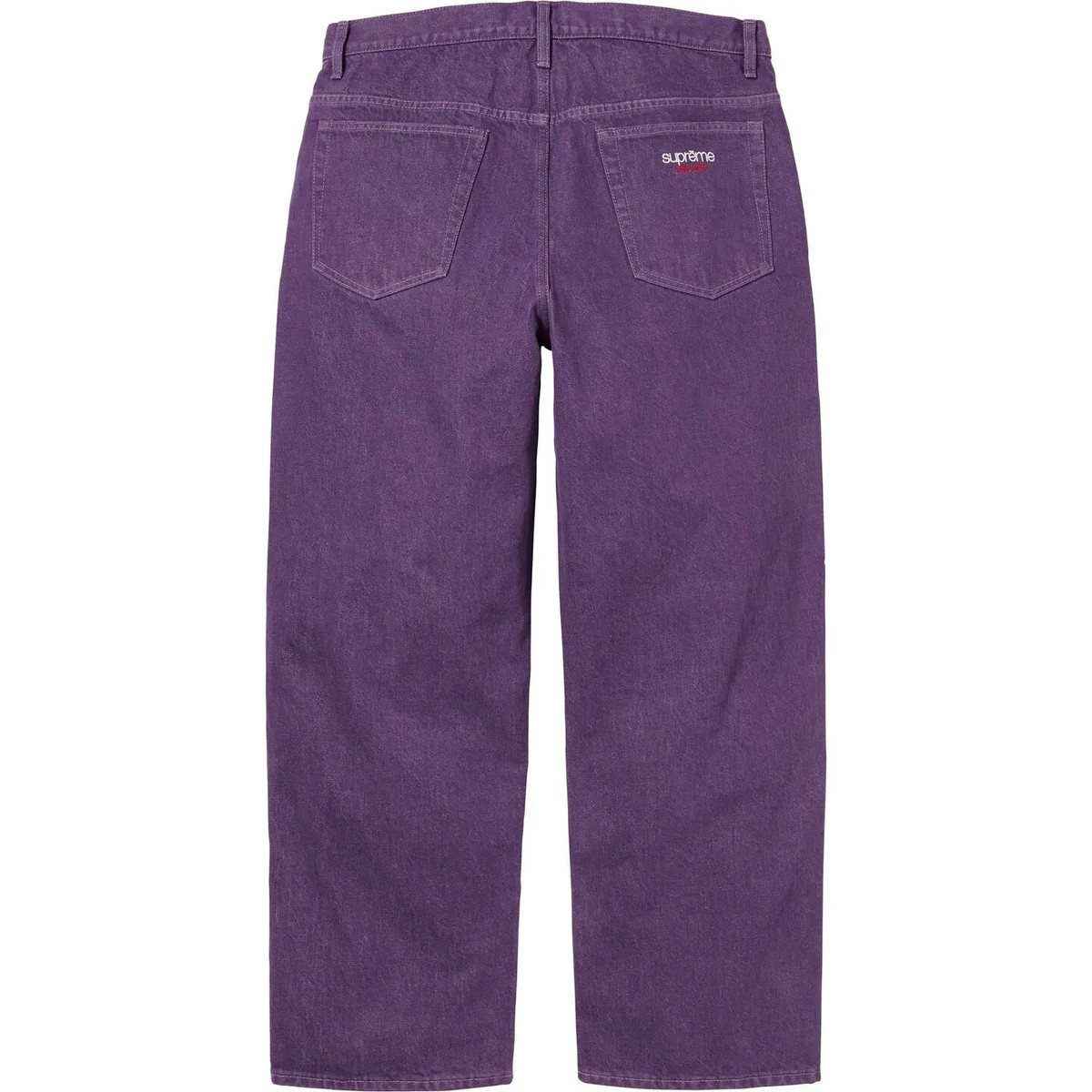 Supreme Baggy Jean Black Tan Purple Indigo Bleached 6colors