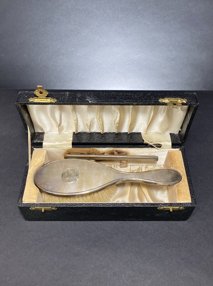 sterling silver dresser sets antique Dresser Set:Antique Victorian Sterling Silver Set from Birmingham, England (1832)