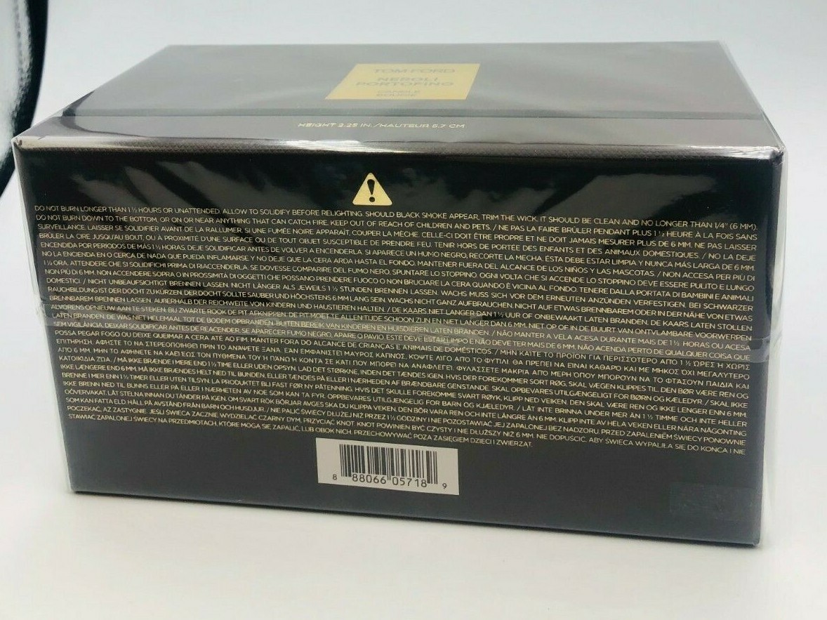 TOM FORD PRIVATE BLEND NEROLI PORTOFINO CANDLE 2.25" 40 HOURS BURN TIME