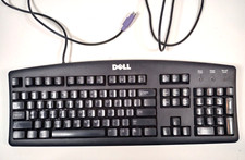 Dell Keyboard SK-8110 Black Wired PS/2 CLEAN TESTED