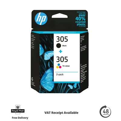 Original HP 305 Multipack Tintenpatronen 6ZD17AE HP DeskJet 2710 2730 Plus 4100
