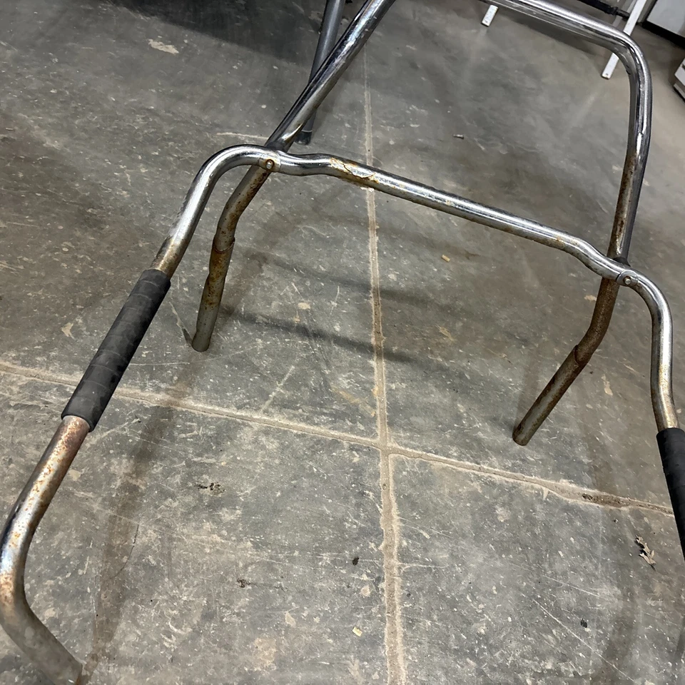 1972 - 73? Vintage Yamaha GP292B snowmobile Rear Bumper Grab Bar Handles Foto 4 de 4