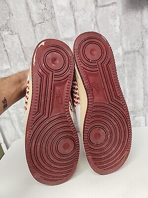 2005 Nike Air Force 1 Low Woven White Varsity Red 309096-161 2005 Nike Air Force 1 Low Woven White Varsity Red 309096-161