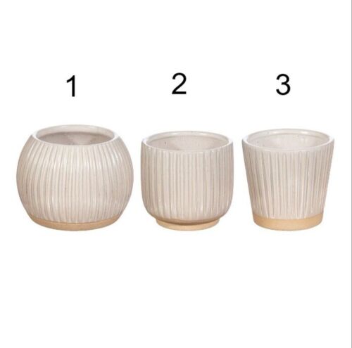 Grooved Planter Small Off White Assorted - Picture 9 of 9