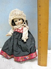 Vintage Antique NORWEGIAN DRESSED IN BUNAD NATL COSTUME FROM HALLINGDAL DIST