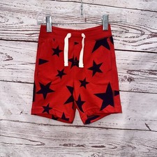 Baby Gap Toddler Red  Blue Stars Pull On Shorts Size 12-18 Months