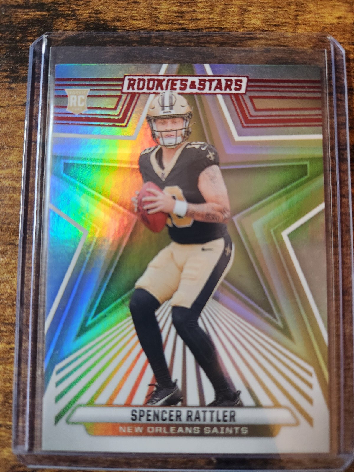 2024 Rookies & Stars Spencer Rattler Longevity Rookie RC #189 New Orleans Saints