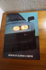 Renault Alpine a310 v6 Prospekt 
