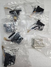 7 ea. DB25 Female to RJ45 Network 8P8C Modular Adapter Gold Connector Serial
