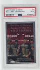 1997 TOPPS CHROME BASKETBALL BULLS NBA CHAMPIONS MICHAEL JORDAN PSA 9