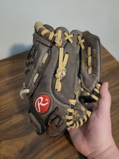 Rawlings H100BRNC Highlight Series 10" Youth Baseball Glove Brown RHT--Read