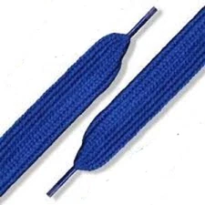 Unisex Premium Thick 52" Royal Blue Rockabilly Punk Shoe Laces Shoelaces-New!
